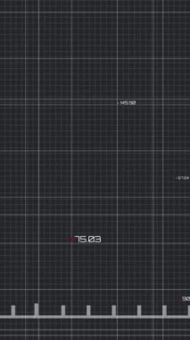 Siyah arkaplan üzerinde veri işleme animasyonu. küresel iş ve dijital arayüz kavramı dijital olarak oluşturulmuş video.