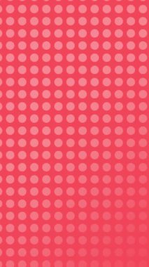 Kırmızı arka planda beyaz noktaların canlandırılması. küresel iş ve dijital arayüz kavramı dijital olarak oluşturulmuş video.