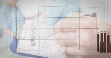 Klinisyen yazı panosu şeffaf şebekeyi etkinleştiriyor, hasta bakımı için bar tablosunu yükseltiyor. Sağlık, veri analizi, tıbbi teknoloji, klinik takım çalışması, hastane ortamı, görselleştirme, hasta bakımı