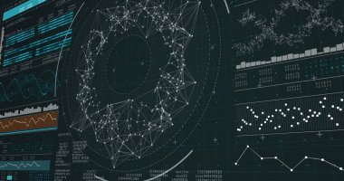 Siyah arkaplanda genler diyagramı