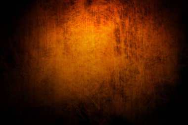 Soyut grunge dokusu benekli turuncu merkezi gösteriyor. Siyah kenarlara soluyor, düz tasarım. Grunge, sıkıntı, doku, soyut, klasik, dayanıklı, sanatsal