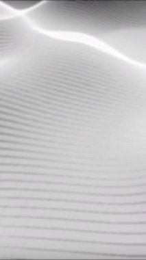 Siyah arkaplanda sallanan parlak ışık izlerinin animasyonu. Renk, şekil, ışık ve hareket konsepti dijital olarak oluşturulmuş video.