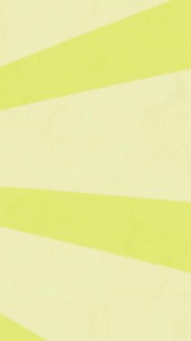 Sarı arkaplanda hareket eden bej renkli patikaların animasyonu. Teknoloji ve dijital arayüz kavramı dijital olarak oluşturuldu.