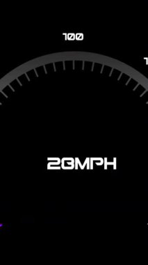 Veri işleme animasyonunun siyah arkaplandaki araç panelinin üzerinden geçişi. Küresel iş, bilgisayar ve dijital arayüz kavramı dijital olarak oluşturulmuş video.