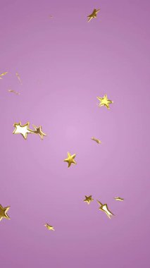 Zencefilli ekmek üzerine yıldızların animasyonu. Noel, kutlama ve dijital arayüz kavramı dijital olarak oluşturulmuş video.