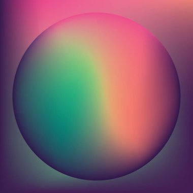 Yeşilden turuncuya yayılmış renk küresi ve arkaplan kare resmi, kopyalama alanı ile. Renk, şablon ve iletişim arkaplan kavramı dijital olarak oluşturuldu.