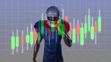 Miğfer ayarlama, futbol oyuncusunun topu tutması, şamdanın yerini değiştirmesi, hisse senetlerini göstermesi. Atletik, spor, güç, aksiyon, modern, dinamik, rekabetçi