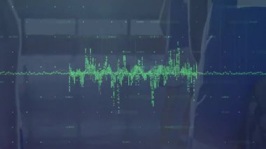 Ses dalgası titreşimi, oyuncu spor eğitimi için basketbol oynarken kameranın geri çekilmesine neden oluyor. Atletizm, takım çalışması, motivasyon, enerji, spor, eğitim, performans