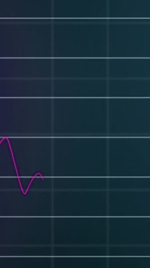 Siyah arkaplan üzerinde veri işleme animasyonu. küresel iş ve dijital arayüz kavramı dijital olarak oluşturulmuş video.