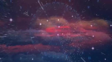 Titreşen yıldızda döndür, warp hızında yakınlaştır. Kırmızı nebulayı ortaya çıkar. Göksel, kozmik, fütürist, bilim kurgu, soyut, enerjik, dalgın