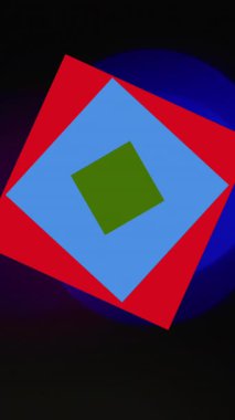 Işıkların üzerindeki neon noel ağacının animasyonu. Noel, gelenek ve kutlama konsepti dijital olarak oluşturuldu.