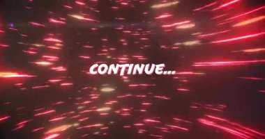 Karanlık kırmızıyı gösteriyor, kehribar rengi kıvrımlar titreşen devinimin arkasında dönüyor... warp hızını görselleştiriyor. Fütürist, soyut, hareket, dinamik, dijital, teknoloji, canlı