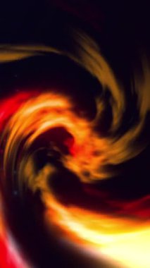 Animation of glowing orange fire ove spots of light. Light, movement and colour concept digitally generated video.