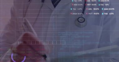 Hat grafiği güncellemesi, bar çizelgesi düzenlemesi ve güncelleme sürecinde tıbbi doktor notlar yazıyor. Analizler, sağlık hizmetleri, veri görselleştirme, profesyonel, dijital, tanı, tıbbi teknoloji