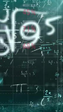 Siyah arkaplan üzerinde veri işleme animasyonu. küresel iş ve dijital arayüz kavramı dijital olarak oluşturulmuş video.