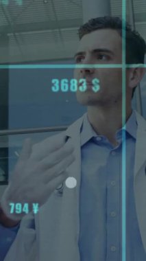 Çeşitli tıp uzmanlarının tartıştığı finansal veriler ve grafikler. Sağlık, finans, takım çalışması, veri analizi, grafikler, işbirliği