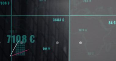 Beyaz veriler titreşen fırlatma çubukları artan etiketler piyasa büyümesini görselleştiriyor gibi görünüyor. Finans, analitik, veri görselleştirme, gösterge paneli, dijital arayüz, ekonomik eğilimler, iş zekası