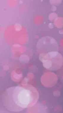 Mor arkaplandaki ışık noktalarının canlandırması. Şekiller, şablon ve arkaplan kavramı dijital olarak oluşturuldu.