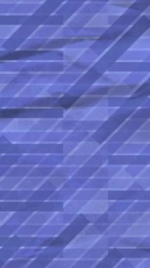 Mor arka planda hareket eden enerjik soyut şekillerin canlandırması. Renk, desen, şekil ve hareket kavramı dijital olarak oluşturulmuş video.