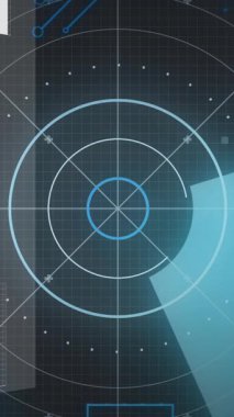 Dijital arayüz üzerinde grafikler ve grafiklerle gelecek veri analizi. Teknoloji, yenilik, hesaplama, istatistik, görselleştirme, analitik