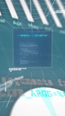 Veri işleme ve küre üzerinde 6G metin animasyonu. Sosyal medya, iş ve dijital arayüz kavramı dijital olarak oluşturulmuş video.