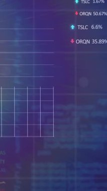 Donanma arkaplanındaki finansal veriler üzerinde halesi olan ışık animasyonu. Küresel finans, ekonomi ve teknoloji kavramı dijital olarak üretilen video.