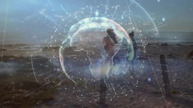 Ebeveynler yeni başlatılan teknoloji dünyasını kucaklıyor. Yürüyen düğümler, çömelmiş yol gösteren yeni yürümeye başlayan çocuklara yol gösteriyor. Aile, bağlantı, dünya, teknoloji, iletişim, keşif, sıcaklık