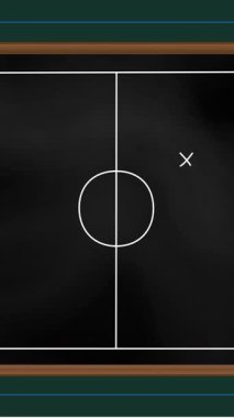 Yeşil arka planda oyun planının animasyonu. Küresel spor ve dijital arayüz kavramı dijital olarak oluşturulmuş video.