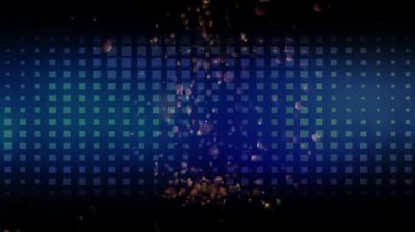 Alt küre ortaya çıkıyor, parçacık sütunu yükseliyor, dışa doğru sürükleniyor, gradyan ızgarada kayboluyor. Soyut, dijital sanat, veri görselleştirme, fütüristik, hareket, teknoloji, canlı