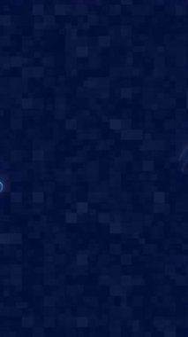 Mavi arka planda simgeleri olan bilgisayar devre kartının animasyonu. Küresel teknoloji, bilgisayar ve dijital arayüz kavramı dijital olarak oluşturulmuş video.