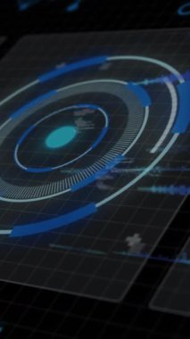 Dijital arayüz üzerinde geleceksel animasyonla verilerin analiz edilmesi ve görselleştirilmesi. Teknoloji, analiz, görselleştirme, yenilik