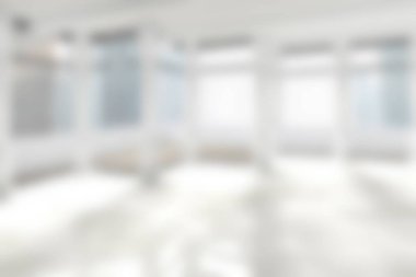 Ofisteki boş salonun içi boşaltılmış