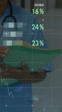 Tıbbi verileri analiz etmek, hastanedeki hasta bilgilerini incelemek. Doktor, analiz.