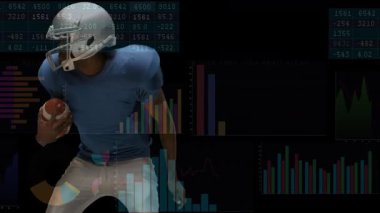 Top taşıyıcısı analitiğe girerken tarama çizelgelerini üst üste yerleştirirken savunma oyuncularının müdahalesinden kaçınıyor. Eylem, strateji, rekabet, performans, yenilik, esneklik, dinamik