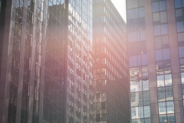 Modern ofis binalarının manzarası