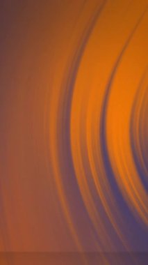 Mavi arka planda hareket eden turuncu şekillerin animasyonu. Desen, soyutlama ve dijital arayüz konsepti dijital olarak oluşturulmuş video.