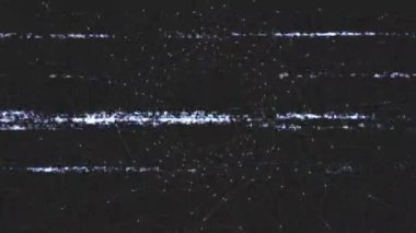 Arıza deseninde titreme ve beyaz gri gürültü bantları hatayı temsil ediyor. Soyut, dijital, fraktal, geleceksel, siber, sibernetik, teknolojik