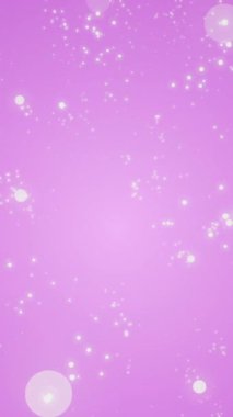 Mor arka planda yoga yapan Afro-Amerikan kadın üzerinde ışıldayan noktaların animasyonu. Yaşam tarzı ve boş zaman konsepti dijital olarak oluşturulmuş video.