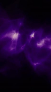 Animation of light spots and shapes moving over black background. Abstract background and pattern concept digitally generated video.