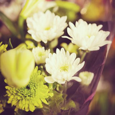 Çiçek vazosunun yüksek açısı