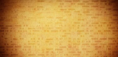 Şeffaf arkaplan ve düz dizaynlı sarı-turuncu tuğla dokusunu gösteriyor. Rustik, klasik, sanatsal, dokunsal, malzeme, zanaat, dekoratif