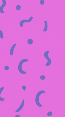 Mavi dalgalı çizgilerin dijital animasyonu ve pembe arka planda ışık izleri. Soyut şekil ve doku kavramına sahip arkaplan