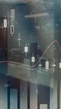 Şehir trafiğinin hava görüntüsüne karşı boş ofis üzerinden istatistiksel veri işleme. Küresel iş kavramı