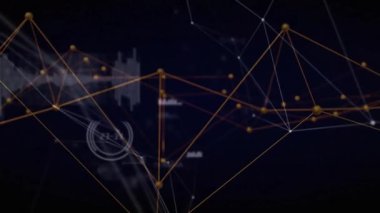 Kümeyi vurgularken veri büyümesini göstermek için ağ oluşturan parlayan veri düğümleri başlatıldığında. Soyut, bağlantı, teknoloji, görselleştirme, fütüristik, dinamik, dijital