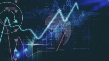 Açılma ızgarası, harita çubuklarında salınan neon izleri, trendleri gösteren tepeleri daire içine alırken görülüyor. Futuristik, veri görselleştirme, dijital arayüz, soyut, analitik, teknoloji, yenilik