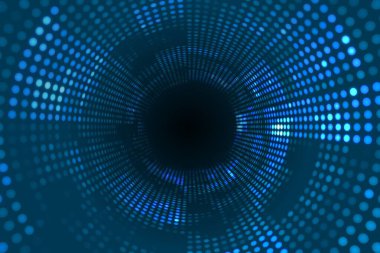 fütüristik noktalı mavi ve siyah arka plan