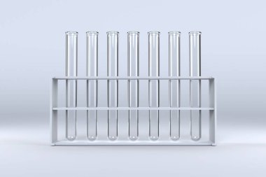 Test tube with chemical solution, Close-up