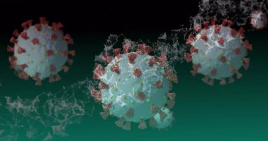 Virüsün merkezi virüsü başlarken kablo şebekesi viral yayılım modelini genişletiyor. Fütürist, dijital, soyut, bilimsel, teknolojik, dinamik, ağ