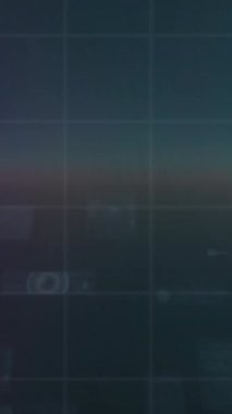 Finansal veri grafiği dijital arkaplanda dalgalanan hisse fiyatlarını gösteriyor. Finans, borsa, animasyon, veri görselleştirme, analitik, dalgalanma