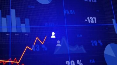 Analitik harita saptaması turuncu çizgi tırmanışına ve katılım için kullanıcı simgeleri eklenmesine neden oluyor. Veri, görselleştirme, büyüme, dijital, metrik, analiz, performans